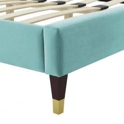 Alexandria Tufted Performance Mint Velvet Full Platform Bed by MODWAY 18 Alexandria Tufted Performance Mint Velvet Full Platform Bed by MODWAY -MODWAY store mint modway platform beds mod 6935 min 76 1000