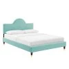 Aurora Performance in Mint Velvet Full Bed by MODWAY 2 Aurora Performance in Mint Velvet Full Bed by MODWAY -MODWAY store mint modway platform beds mod 7031 min 64 1000