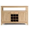 Natural Buffet Server Sideboard Wine Cabinet Console by Boyel Living 2 Natural Buffet Server Sideboard Wine Cabinet Console by Boyel Living -MODWAY store natural boyel living bar cabinets hysn 63250na 64 1000