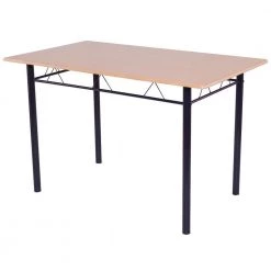 5-Piece Natural Wood Dining Table Set with Chairs by Boyel Living -MODWAY store natural wood boyel living dining room sets hysn 55389na c3 1000