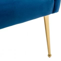 Navy Blue Tufted Velvet Upholstered Golden Legs Dinning Chair (Set of 2) by Boyel Living 14 Navy Blue Tufted Velvet Upholstered Golden Legs Dinning Chair (Set of 2) by Boyel Living -MODWAY store navy blue boyel living dining chairs hfsn 196ny 44 1000