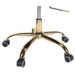 Cute Desk Chair,Navy Adjustable Swivel Office Chair, Velvet Chair with Wheels by Boyel Living -MODWAY store navy boyel living task chairs jxy chm6075o ny fa 1000