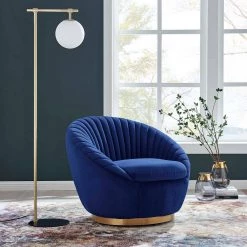 Whirr Navy Tufted Performance Velvet Performance Velvet Swivel Chair by MODWAY 15 Whirr Navy Tufted Performance Velvet Performance Velvet Swivel Chair by MODWAY -MODWAY store navy modway accent chairs eei 5002 gld nav 31 1000