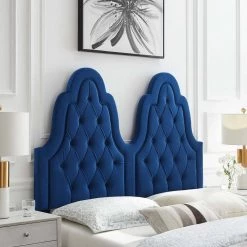 Augustine Tufted Performance Velvet King/California King Headboard in Navy by MODWAY -MODWAY store navy modway headboards mod 6415 nav 31 1000