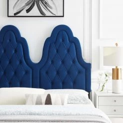 Augustine Tufted Performance Velvet King/California King Headboard in Navy by MODWAY -MODWAY store navy modway headboards mod 6415 nav c3 1000