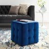 Contour Navy Tufted Button Cube Performance Velvet Ottoman by MODWAY 2 Contour Navy Tufted Button Cube Performance Velvet Ottoman by MODWAY -MODWAY store navy modway ottomans eei 3577 nav 64 1000