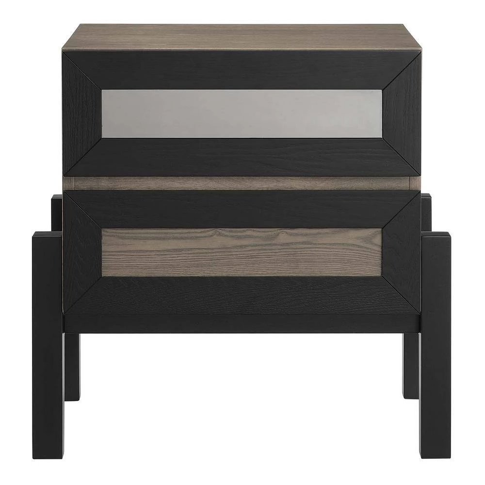 Merritt Nightstand 21.5 in. L x 15.5 in. W x 21.5 in. H in Oak by MODWAY 6 Merritt Nightstand 21.5 in. L x 15.5 in. W x 21.5 in. H in Oak by MODWAY - Image 4