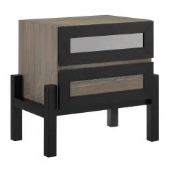Merritt Nightstand 21.5 in. L x 15.5 in. W x 21.5 in. H in Oak by MODWAY
