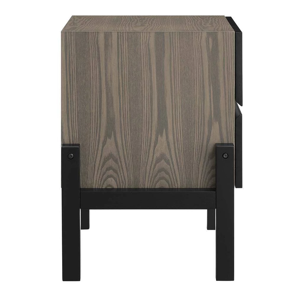 Merritt Nightstand 21.5 in. L x 15.5 in. W x 21.5 in. H in Oak by MODWAY 4 Merritt Nightstand 21.5 in. L x 15.5 in. W x 21.5 in. H in Oak by MODWAY - Image 2
