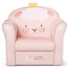 Kids Pink Lamb Soft Velvet Children Armrest Couch by Boyel Living -MODWAY store pink boyel living kids chairs hysn 65603 64 1000