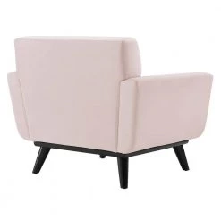 Engage Channel Tufted Performance Velvet Arm Chair in Pink by MODWAY -MODWAY store pink modway accent chairs eei 5457 pnk 44 1000