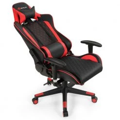 Red Fashion Massage Gaming and Office Chair with Lumbar Support and Headrest by Boyel Living 15 Red Fashion Massage Gaming and Office Chair with Lumbar Support and Headrest by Boyel Living -MODWAY store red and black boyel living gaming chairs hysn 66290re c3 1000
