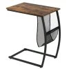 20.5 in. Rustic Brown C-Shaped Side End Table with Wood Top by Boyel Living -MODWAY store rustic brown boyel living c tables hysn 65711 64 1000