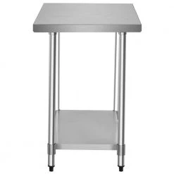 36 in. Silver Stainless Steel Commercial Kitchen Utility Table by Boyel Living 11 36 in. Silver Stainless Steel Commercial Kitchen Utility Table by Boyel Living -MODWAY store silver boyel living kitchen prep tables hysn 35283 4f 1000