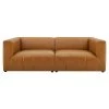 Bartlett 87 in. Tan Faux Leather 2-Seat Loveseats with No Additional Features by MODWAY 1 Bartlett 87 in. Tan Faux Leather 2-Seat Loveseats with No Additional Features by MODWAY -MODWAY store tan modway loveseats eei 4513 tan 64 1000