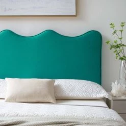 Athena Teal Performance Velvet King/California King Headboard by MODWAY -MODWAY store teal modway headboards mod 6521 tea c3 1000