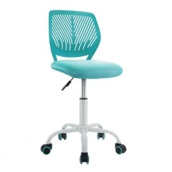 Adjustable Office Turquoise Swivel Home Computer Desk Chair by Boyel Living