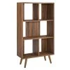 Transmit 31" Wood Bookcase in Walnut by MODWAY -MODWAY store walnut modway bookcases bookshelves eei 5743 wal 64 1000
