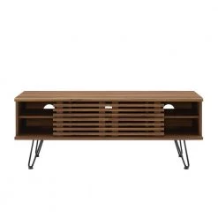 Render 46 in. Walnut Media Console TV Stand Fits TV's up to 60 in. by MODWAY 12 Render 46 in. Walnut Media Console TV Stand Fits TV's up to 60 in. by MODWAY -MODWAY store walnut modway tv stands eei 4586 wal 1f 1000