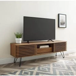Render 59 in. Walnut Media Console TV Stand Fits TV's up to 70 in. by MODWAY 11 Render 59 in. Walnut Media Console TV Stand Fits TV's up to 70 in. by MODWAY -MODWAY store walnut modway tv stands eei 4587 wal c3 1000