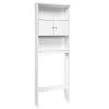 Bathroom White Organizer Shelf Storage Cabinet Rack by Boyel Living 1 Bathroom White Organizer Shelf Storage Cabinet Rack by Boyel Living -MODWAY store white boyel living accent cabinets hysn 61894 64 1000