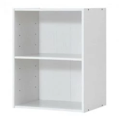 White 17 in. Storage Cabinet with shelf by Boyel Living -MODWAY store white boyel living accent cabinets hysn 63402wh 77 1000