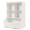 3-Tier White Children's Multi-Functional Durable Bookcase Toy Storage Bin Floor Cabinet by Boyel Living -MODWAY store white boyel living kids bookshelves hysn 64061wh 64 1000