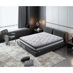 Pocket Spring 12 in. Medium Hybrid Tight Top Twin Mattress by Boyel Living