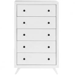 Tracy 5-Drawer White Chest by MODWAY -MODWAY store white modway chest of drawers mod 5242 whi 77 1000