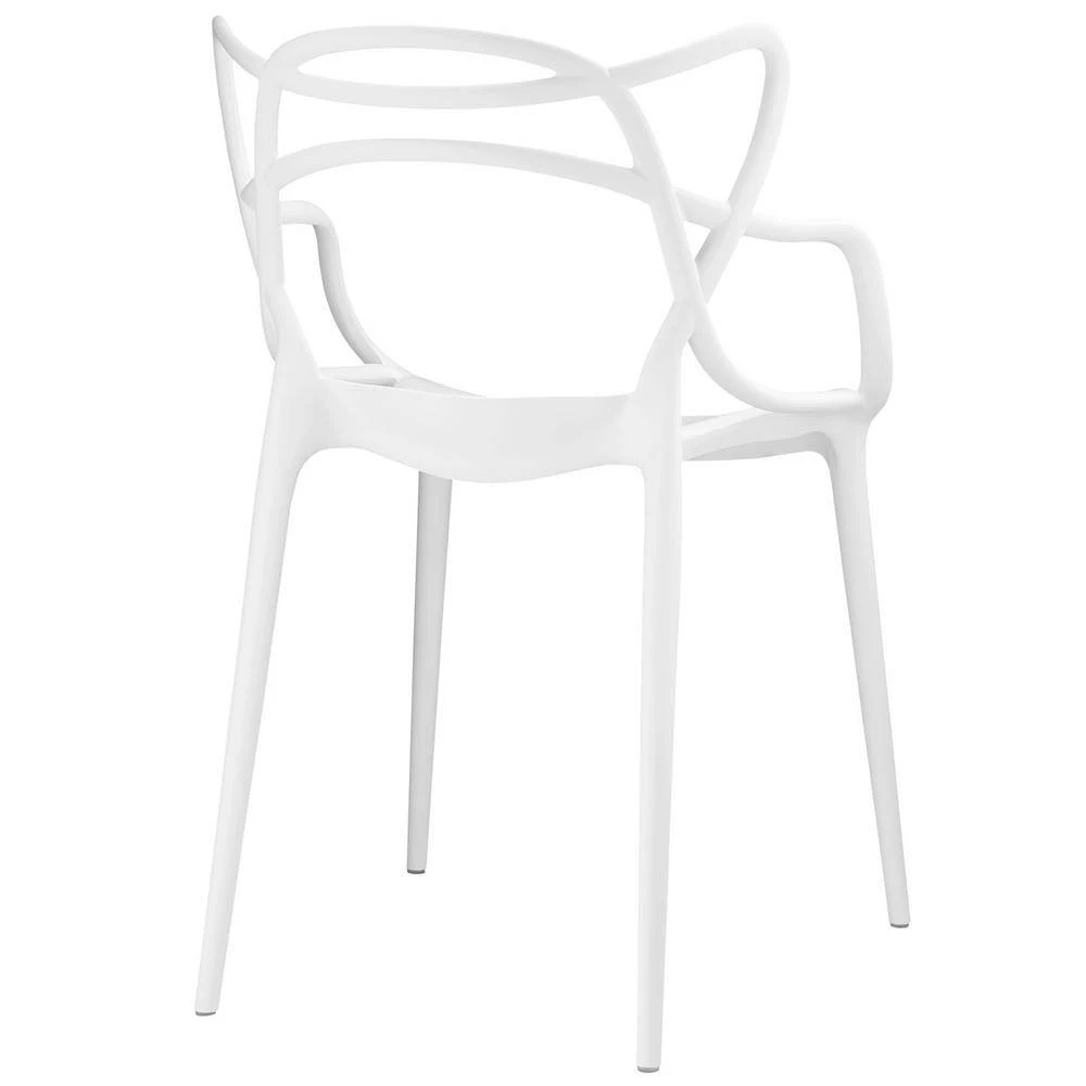 Entangled White Dining Arm Chair by MODWAY 6 Entangled White Dining Arm Chair by MODWAY - Image 4