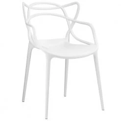 Entangled White Dining Arm Chair by MODWAY