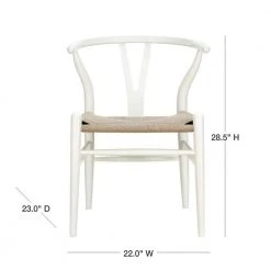 Amish White Dining Wood Armchair by MODWAY -MODWAY store white modway dining chairs eei 552 whi 40 1000