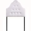 Sovereign White Twin Upholstered Vinyl Headboard by MODWAY -MODWAY store white modway headboards mod 5169 whi 64 1000
