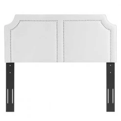 Cynthia Performance 39in Velvet Twin Headboard in White by MODWAY -MODWAY store white modway headboards mod 6565 whi c3 1000