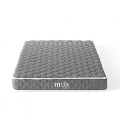 Mila 6 in. Medium Memory Foam Tight Top Twin Mattress by MODWAY -MODWAY store white modway mattresses mod 5560 whi 1f 1000