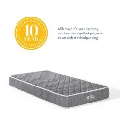 Mila 8 in. Firm Memory Foam Tight Top Twin Mattress by MODWAY 18 Mila 8 in. Firm Memory Foam Tight Top Twin Mattress by MODWAY -MODWAY store white modway mattresses mod 6256 whi 44 1000