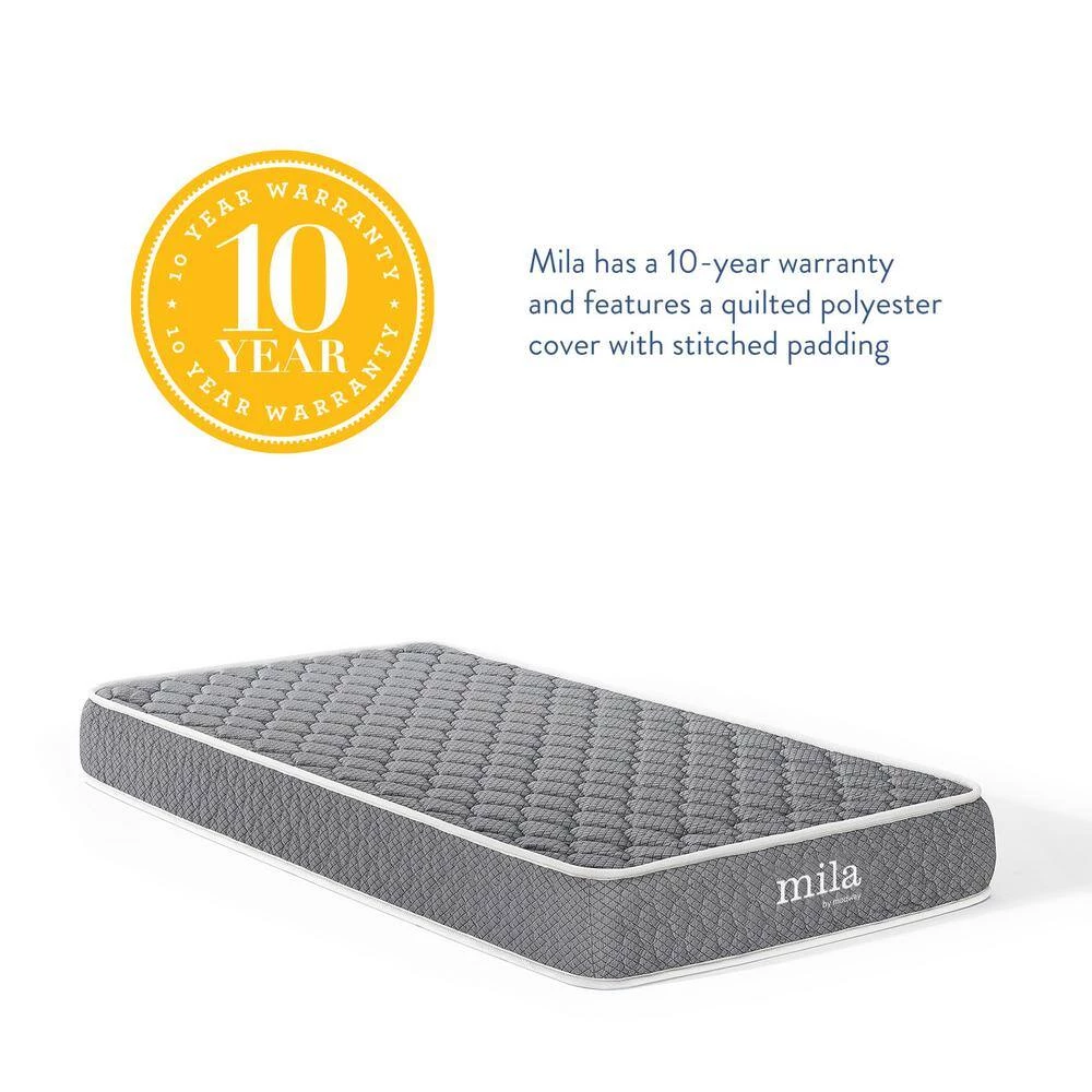 Mila 8 in. Firm Memory Foam Tight Top Twin Mattress by MODWAY 9 Mila 8 in. Firm Memory Foam Tight Top Twin Mattress by MODWAY - Image 7