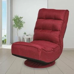 Wine Red Adjustable Folding Floor Gaming Chair by Boyel Living -MODWAY store wine red boyel living bean bag chairs hysn 65592wn 31 1000