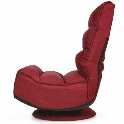 Wine Red Adjustable Folding Floor Gaming Chair by Boyel Living -MODWAY store wine red boyel living bean bag chairs hysn 65592wn 4f 1000
