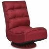 Wine Red Adjustable Folding Floor Gaming Chair by Boyel Living -MODWAY store wine red boyel living bean bag chairs hysn 65592wn 64 1000