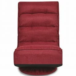 Wine Red Adjustable Folding Floor Gaming Chair by Boyel Living -MODWAY store wine red boyel living bean bag chairs hysn 65592wn c3 1000