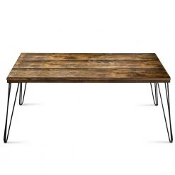 43.5 in. Brown Rustic Industrial Wood Rectangular Coffee Table by Boyel Living 12 43.5 in. Brown Rustic Industrial Wood Rectangular Coffee Table by Boyel Living -MODWAY store wood boyel living coffee tables hysn 60876 c3 1000