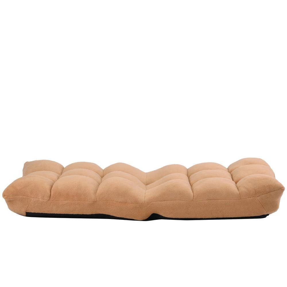 Yellow Fabric Floor Gaming Chair Upholstered Folding Lazy Sofa Adjustable Floor Sofa Chair for Kids by Boyel Living 7 Yellow Fabric Floor Gaming Chair Upholstered Folding Lazy Sofa Adjustable Floor Sofa Chair for Kids by Boyel Living - Image 5